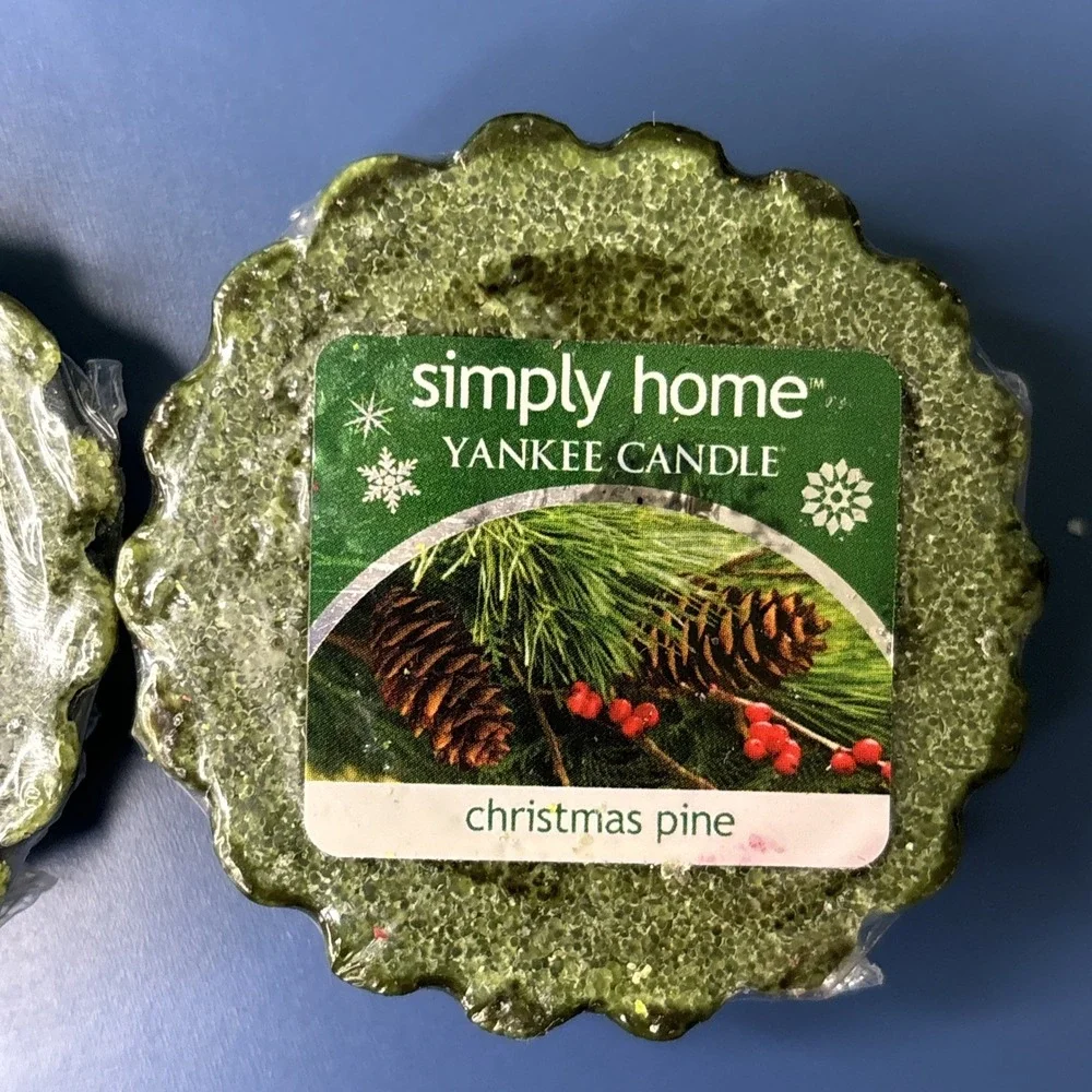 Yankee Candle Wax Tarts Christmas Pine‎ Lot Of 2